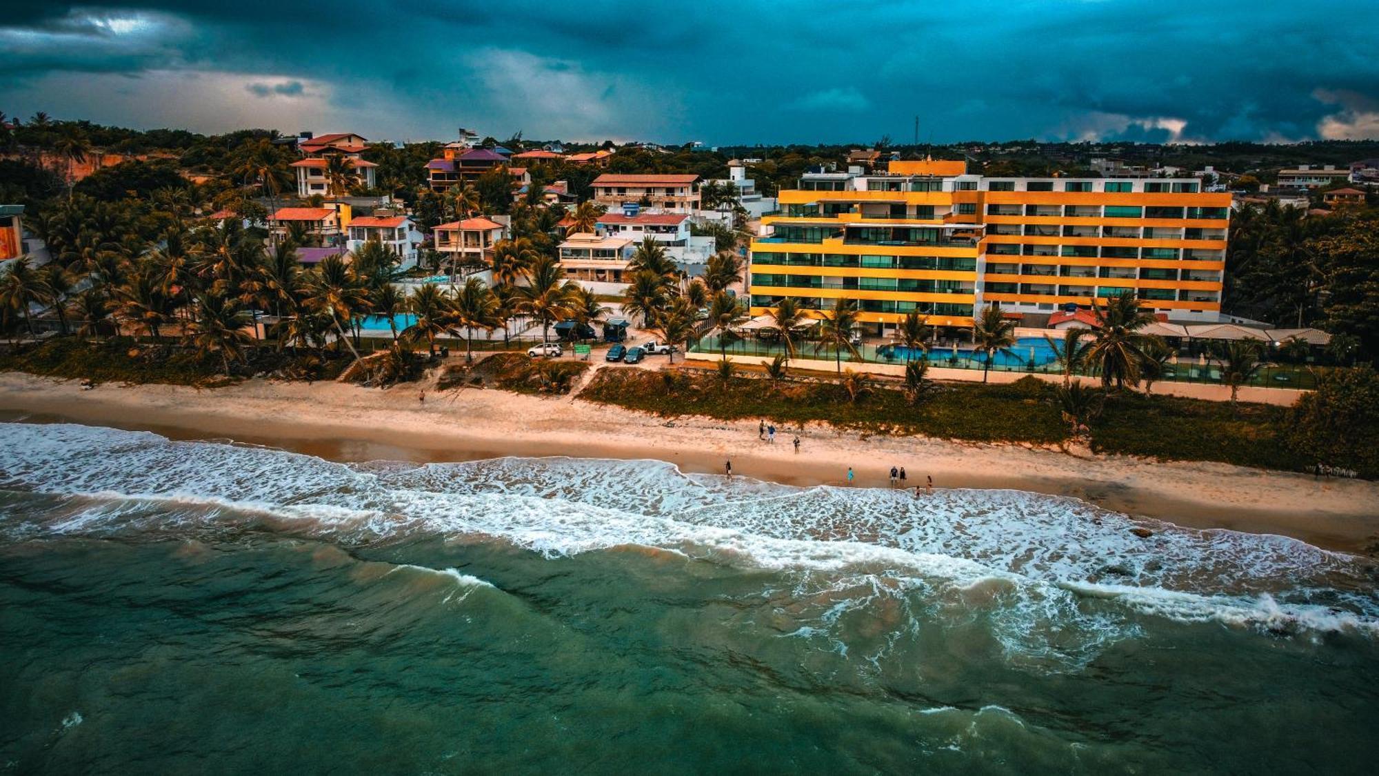 Praia Tabatinga Ap Beira Mar Com Vista Deslumbrante Da Praia 雅克南 外观 照片
