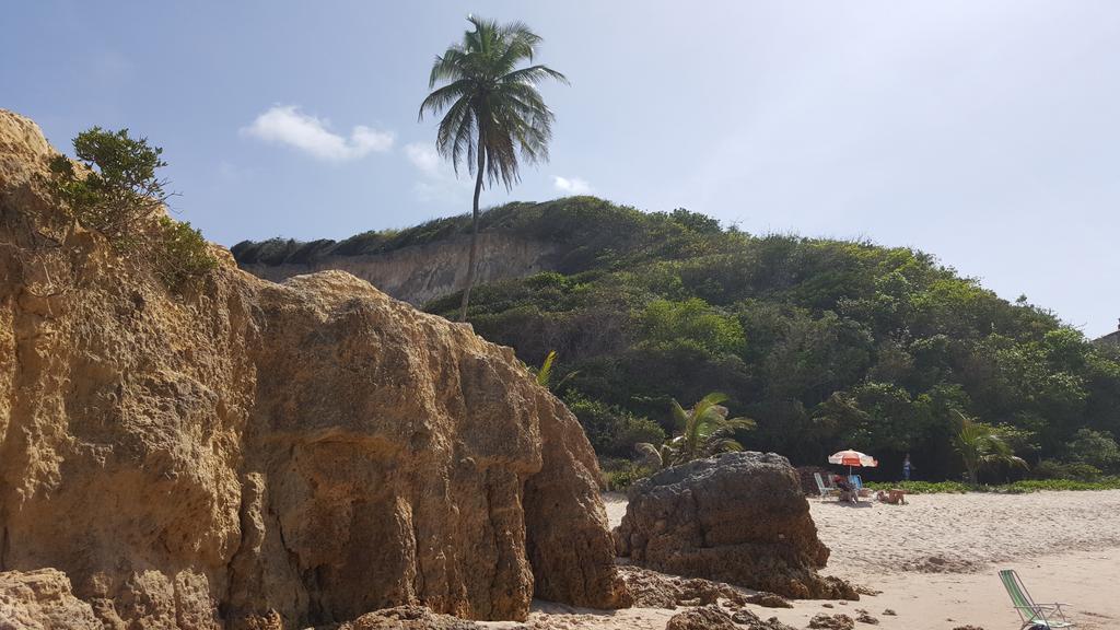 Praia Tabatinga Ap Beira Mar Com Vista Deslumbrante Da Praia 雅克南 外观 照片