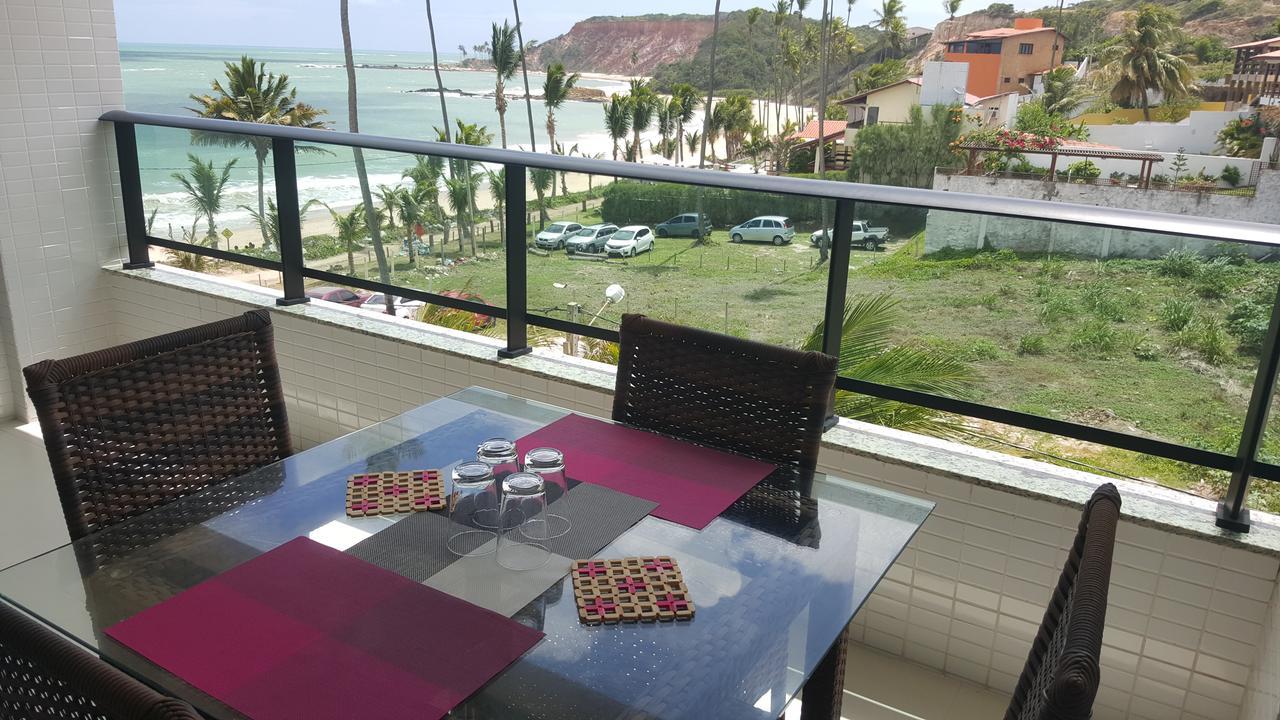 Praia Tabatinga Ap Beira Mar Com Vista Deslumbrante Da Praia 雅克南 外观 照片