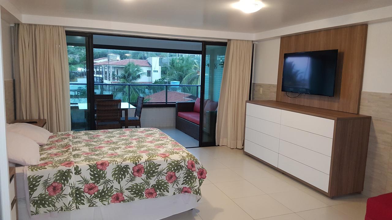 Praia Tabatinga Ap Beira Mar Com Vista Deslumbrante Da Praia 雅克南 外观 照片