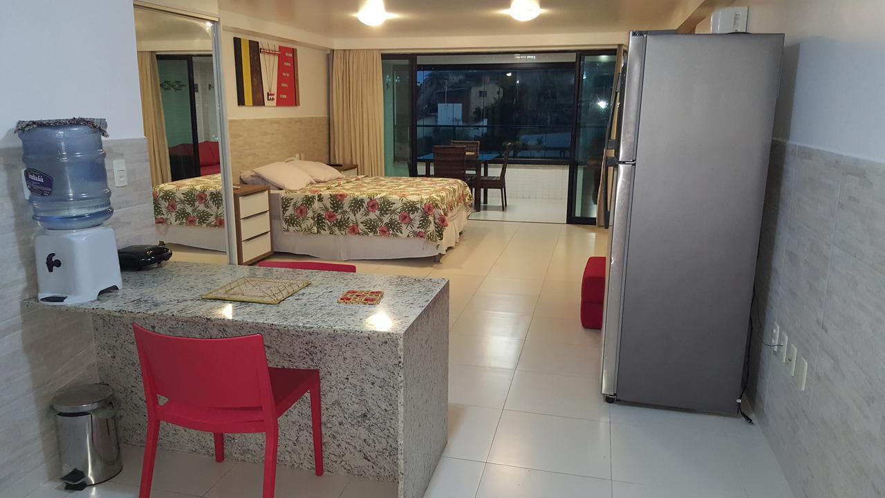 Praia Tabatinga Ap Beira Mar Com Vista Deslumbrante Da Praia 雅克南 外观 照片