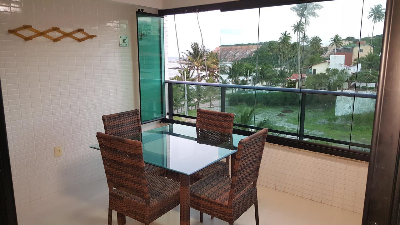 Praia Tabatinga Ap Beira Mar Com Vista Deslumbrante Da Praia 雅克南 外观 照片