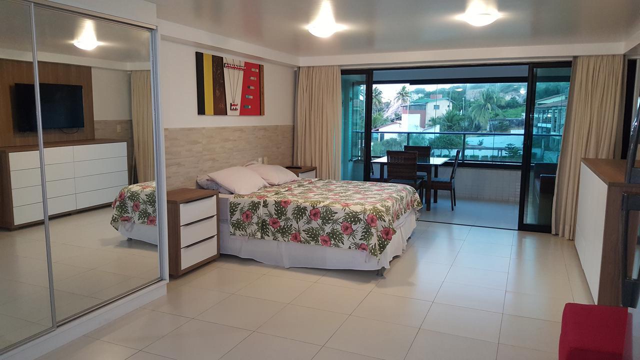 Praia Tabatinga Ap Beira Mar Com Vista Deslumbrante Da Praia 雅克南 外观 照片