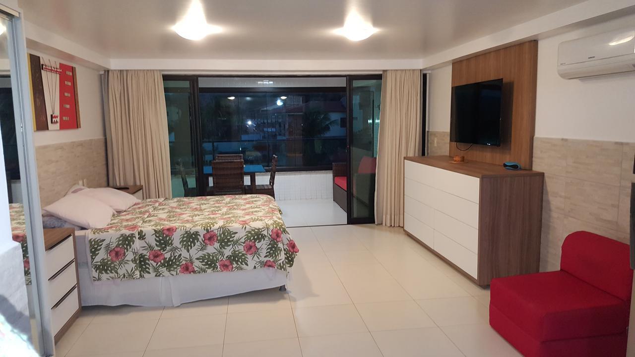 Praia Tabatinga Ap Beira Mar Com Vista Deslumbrante Da Praia 雅克南 外观 照片