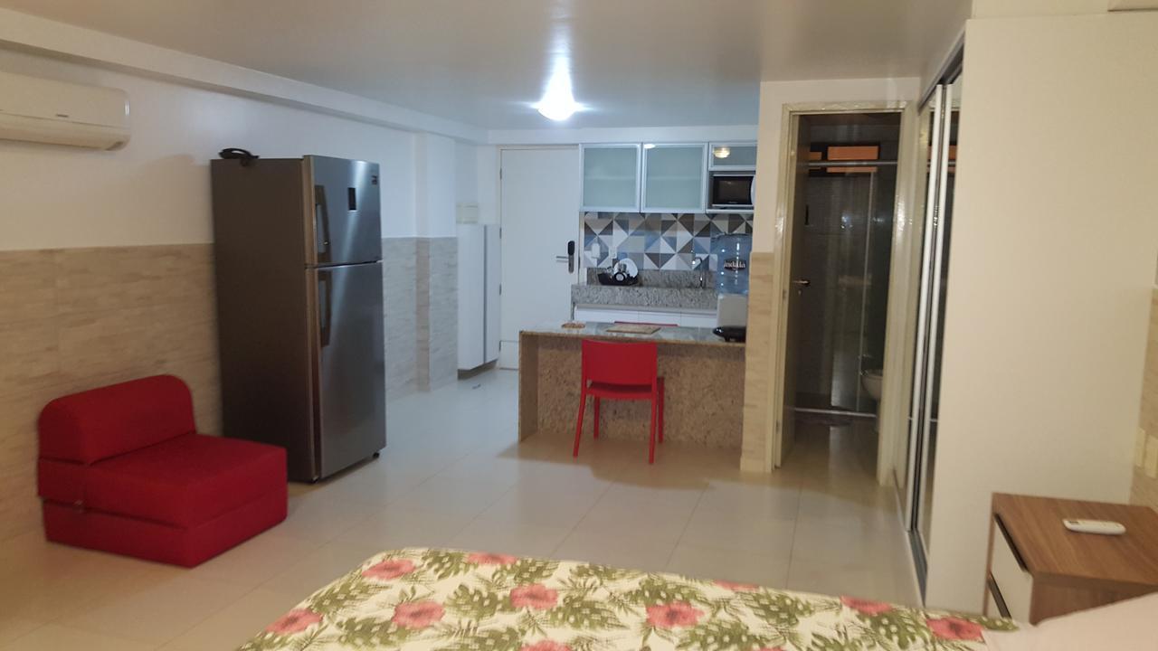 Praia Tabatinga Ap Beira Mar Com Vista Deslumbrante Da Praia 雅克南 外观 照片