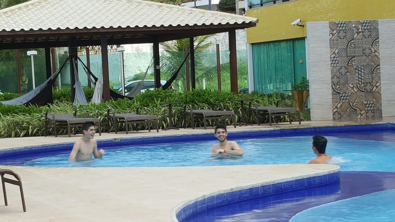 Praia Tabatinga Ap Beira Mar Com Vista Deslumbrante Da Praia 雅克南 外观 照片