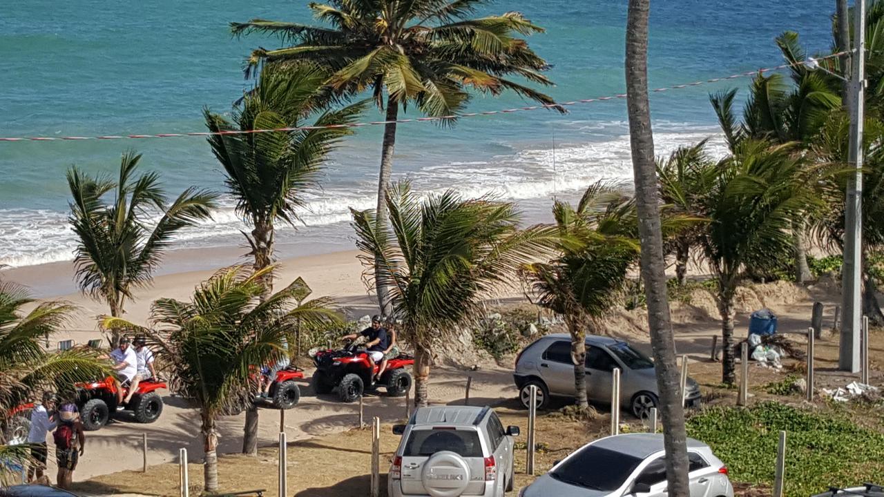 Praia Tabatinga Ap Beira Mar Com Vista Deslumbrante Da Praia 雅克南 外观 照片