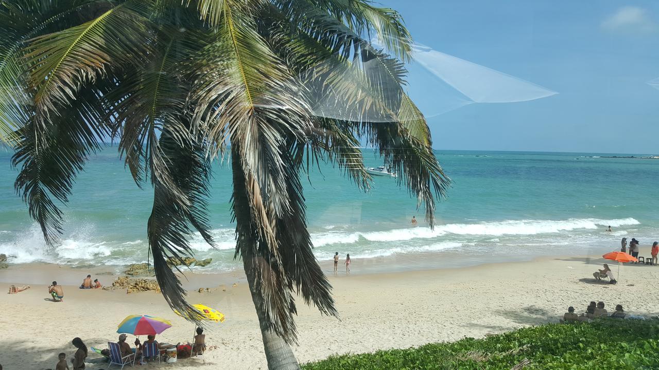 Praia Tabatinga Ap Beira Mar Com Vista Deslumbrante Da Praia 雅克南 外观 照片
