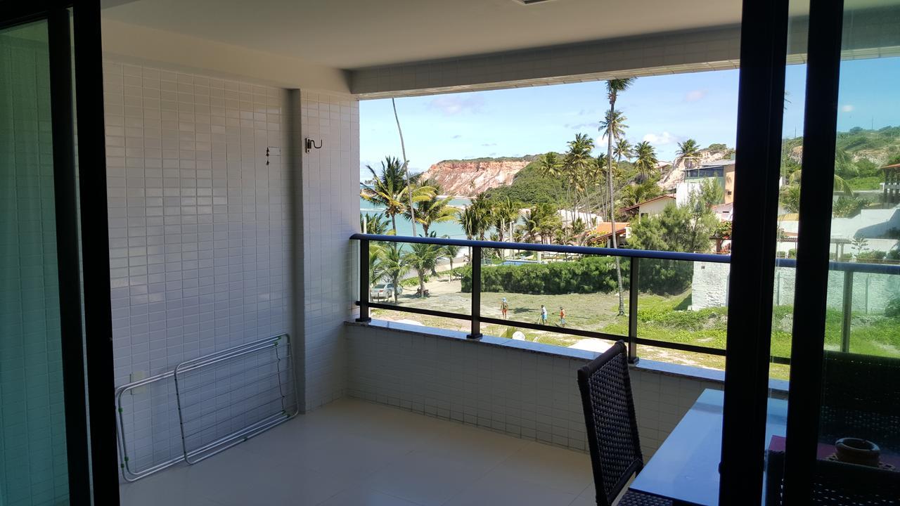 Praia Tabatinga Ap Beira Mar Com Vista Deslumbrante Da Praia 雅克南 外观 照片