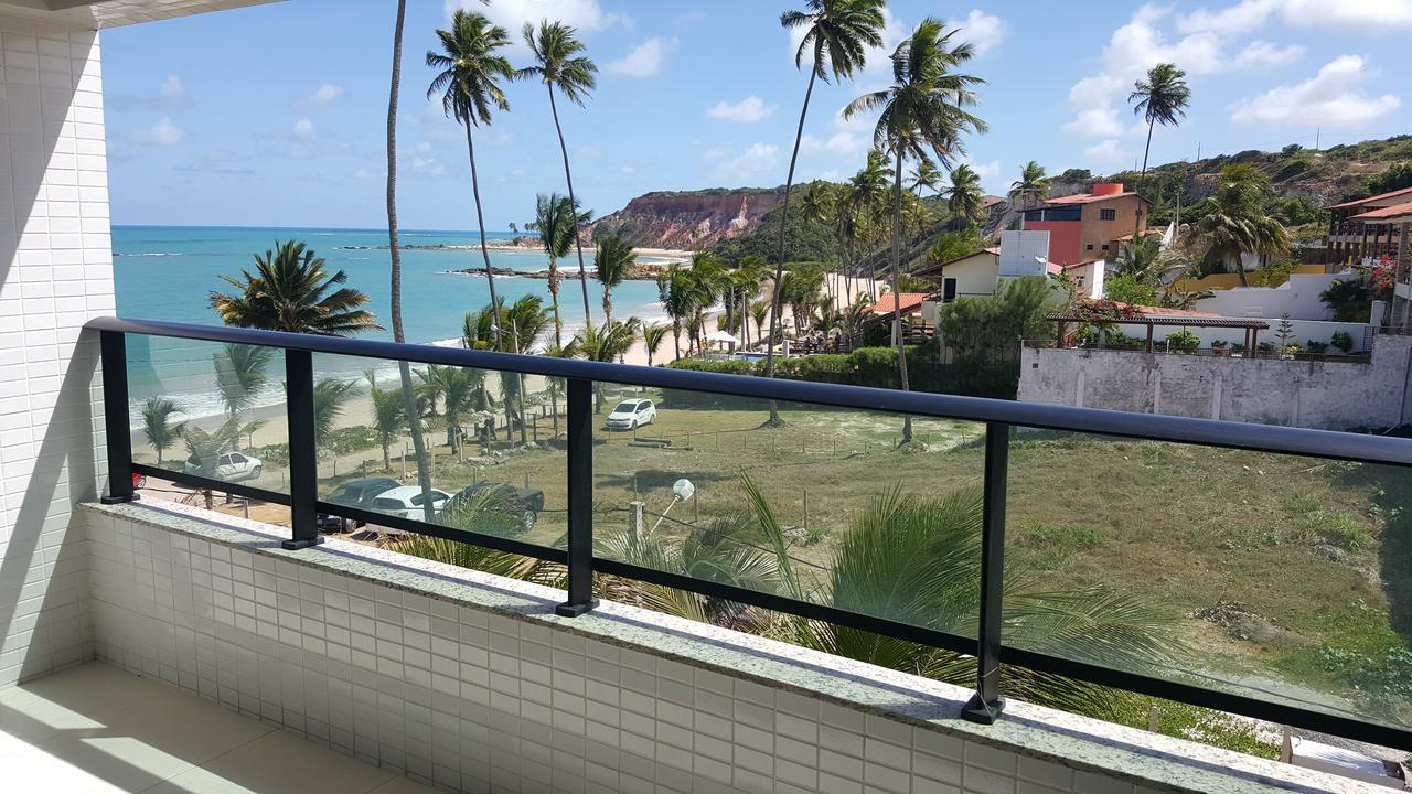 Praia Tabatinga Ap Beira Mar Com Vista Deslumbrante Da Praia 雅克南 外观 照片