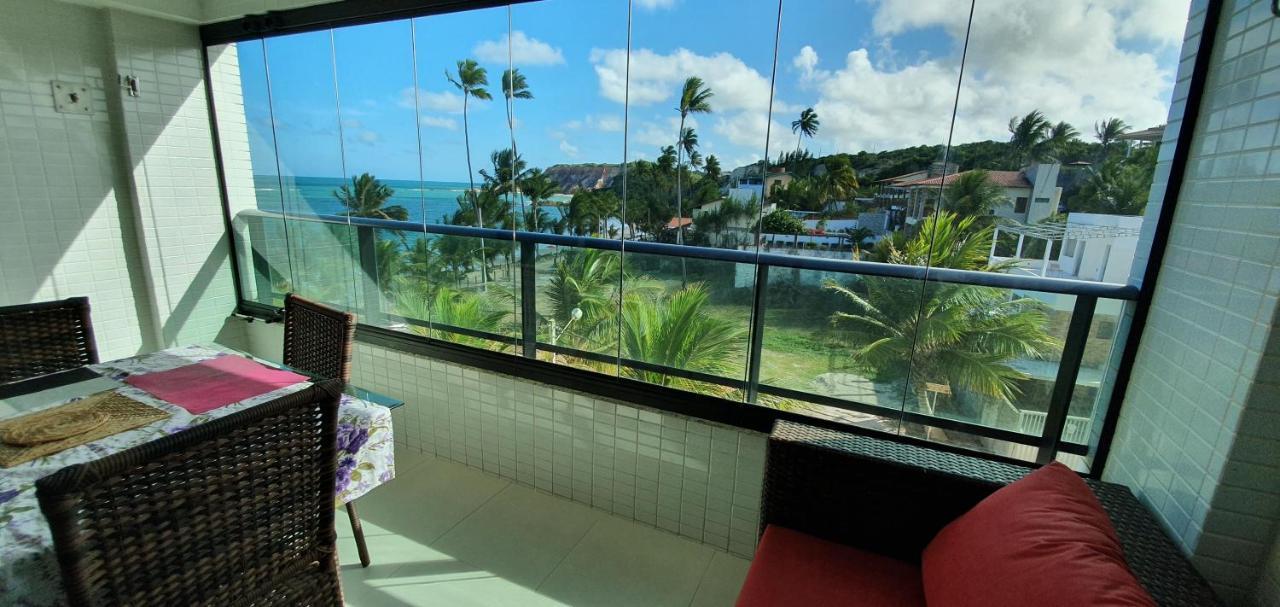 Praia Tabatinga Ap Beira Mar Com Vista Deslumbrante Da Praia 雅克南 外观 照片